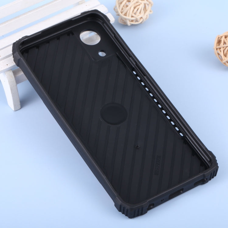 For Samsung Galaxy A03 Core Lanyard Aluminum and TPU Phone Case