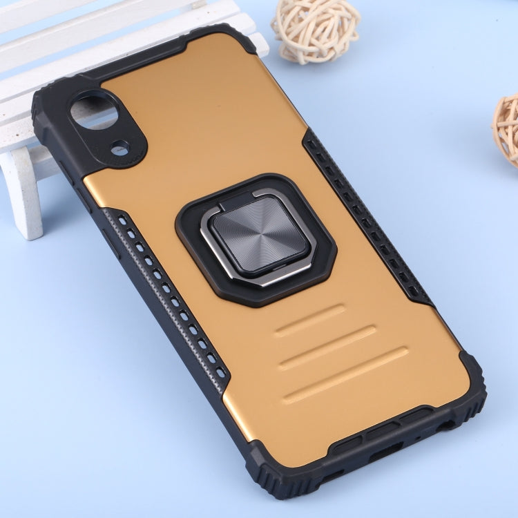 For Samsung Galaxy A03 Core Lanyard Aluminum and TPU Phone Case