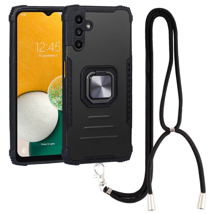 For Samsung Galaxy A13 5G Lanyard Aluminum and TPU Phone Case
