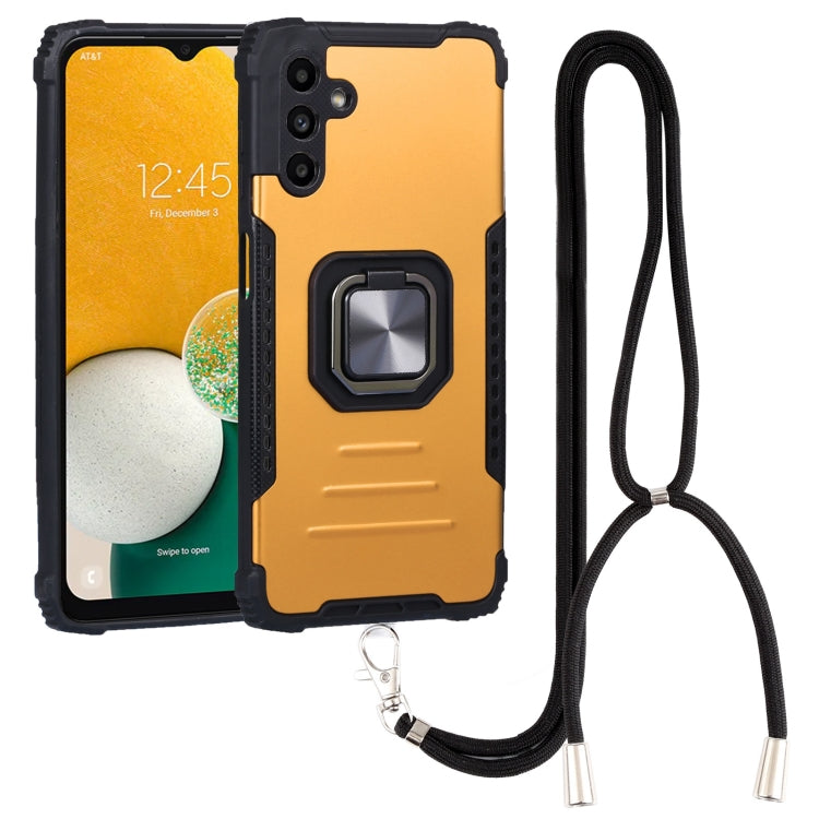 For Samsung Galaxy A13 5G Lanyard Aluminum and TPU Phone Case