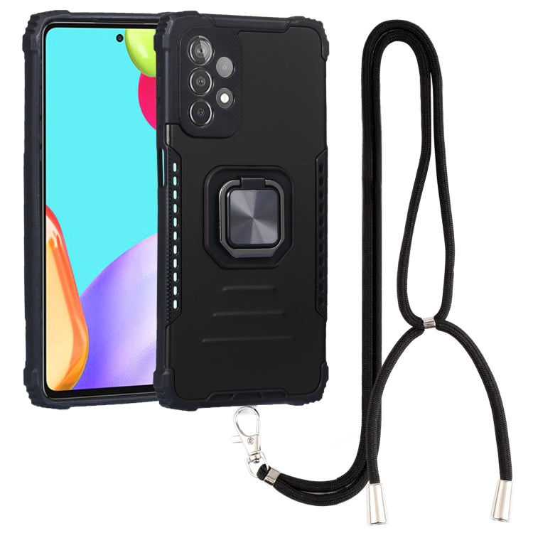 For Samsung Galaxy A53 5G Lanyard Aluminum and TPU Phone Case