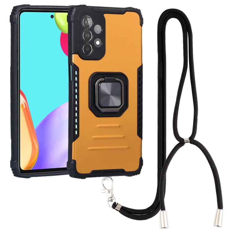 For Samsung Galaxy A53 5G Lanyard Aluminum and TPU Phone Case