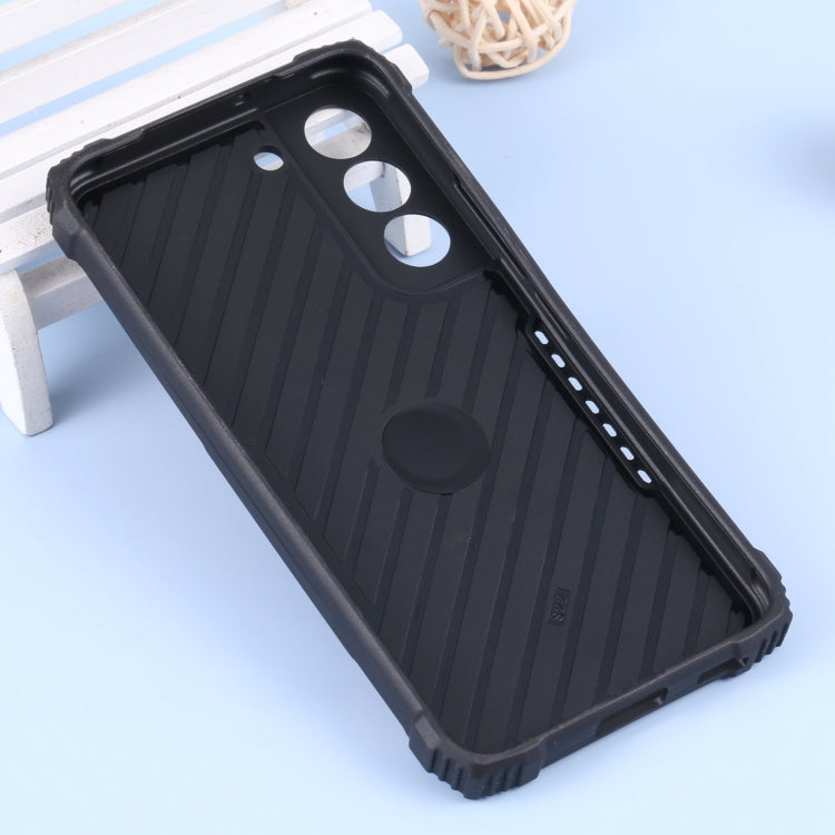 For Samsung Galaxy S22 5G Lanyard Aluminum and TPU Phone Case