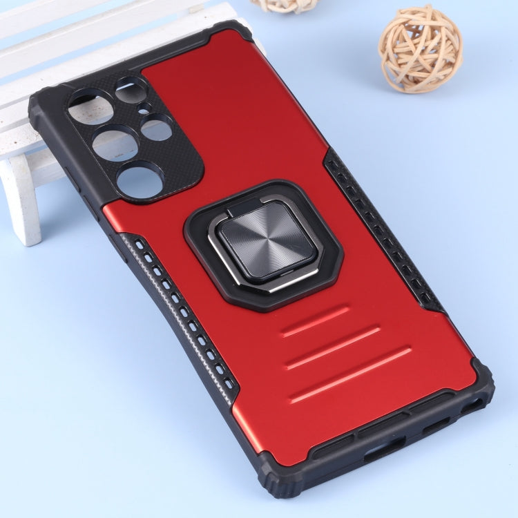 For Samsung Galaxy S22 Ultra 5G Lanyard Aluminum and TPU Phone Case