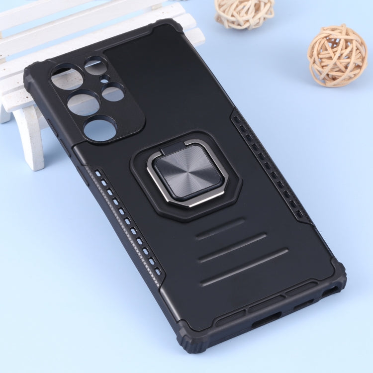 For Samsung Galaxy S22 Ultra 5G Lanyard Aluminum and TPU Phone Case