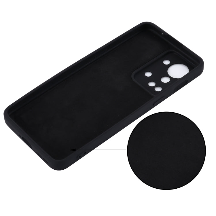 For OnePlus Nord 2T Pure Color Liquid Silicone Shockproof Phone Case