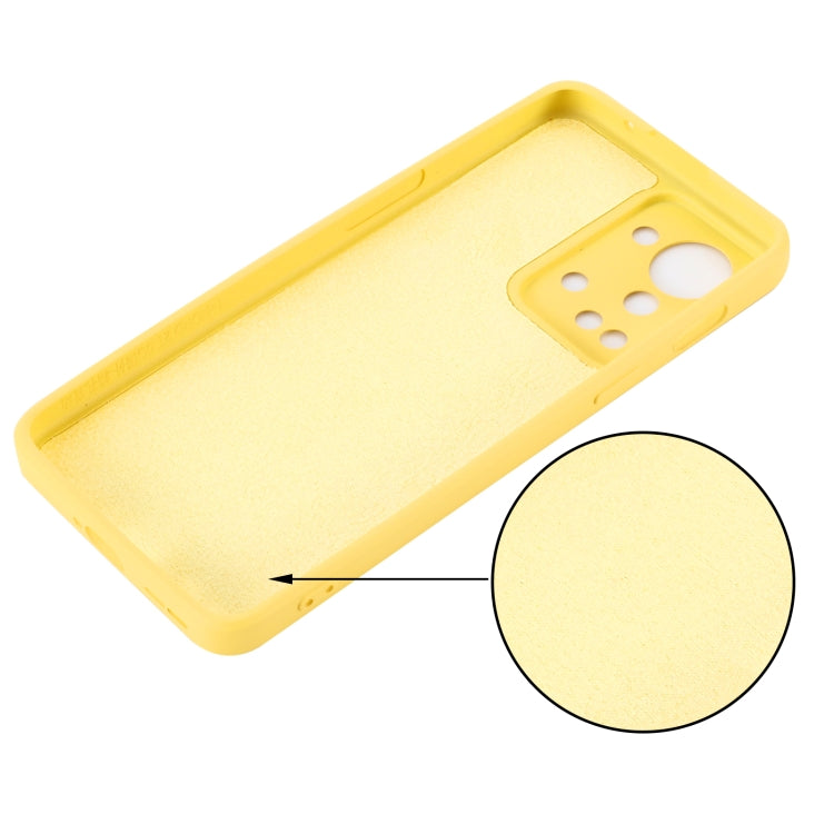 For OnePlus Nord 2T Pure Color Liquid Silicone Shockproof Phone Case