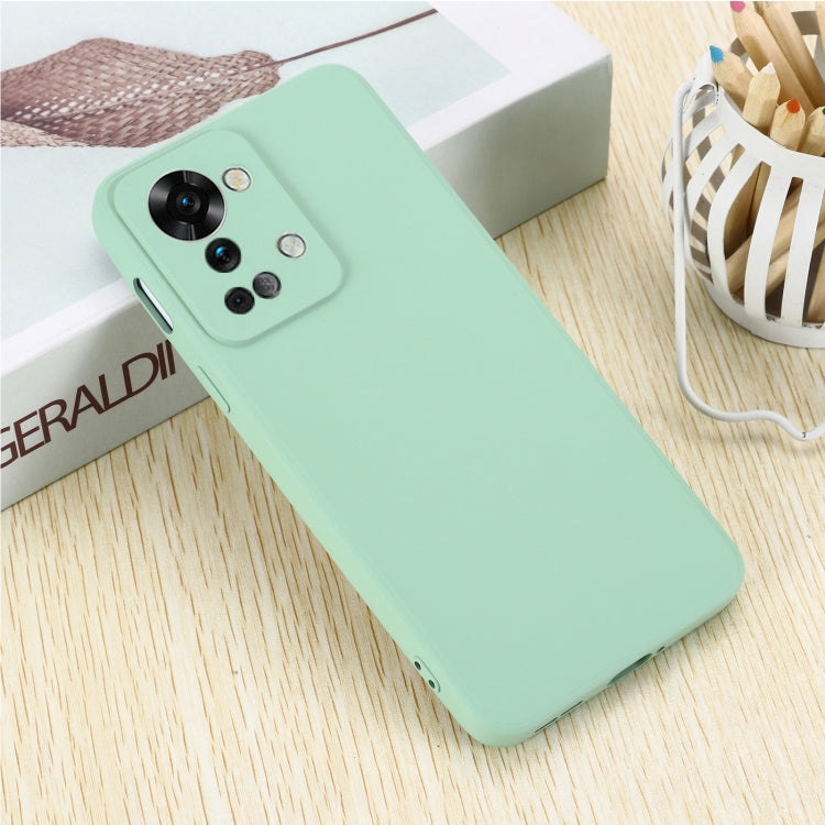 For OnePlus Nord 2T Pure Color Liquid Silicone Shockproof Phone Case