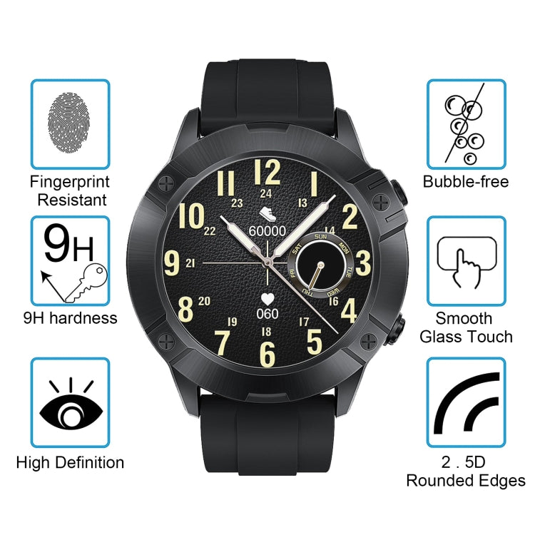 10 PCS 0.26mm 2.5D 9H Tempered Glass Film Watch Screen Protector For Cubot N1
