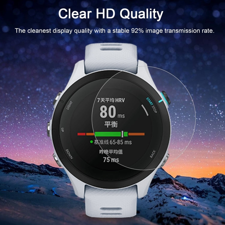 50 PCS 0.26mm 2.5D 9H Tempered Glass Film Watch Screen Protector For Garmin Forerunner 255s