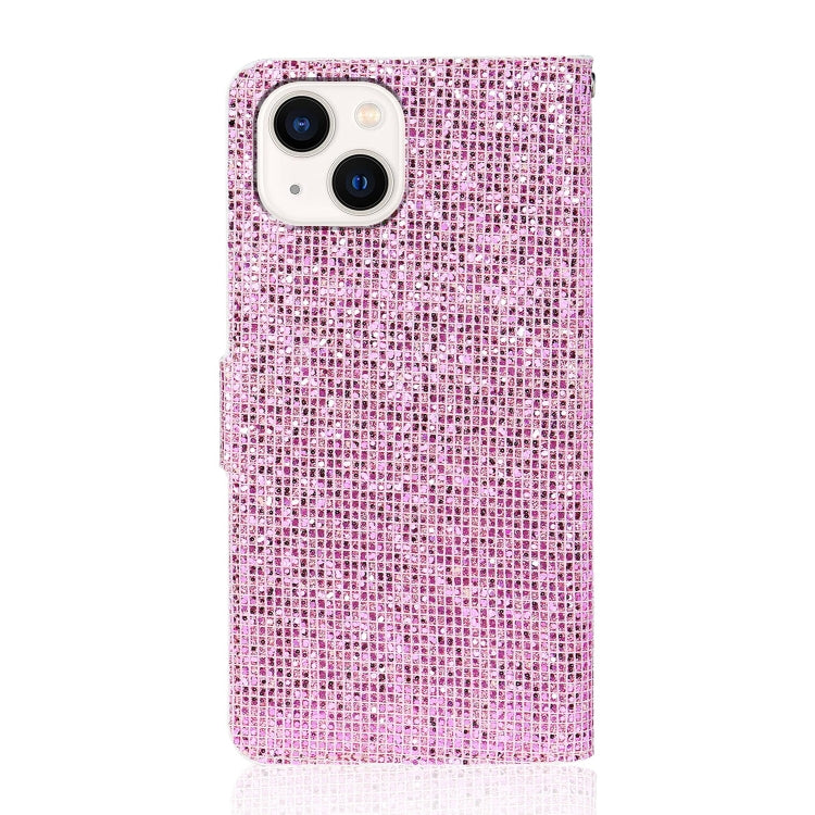 For iPhone 14 Glitter Powder Horizontal Flip Leather Phone Case