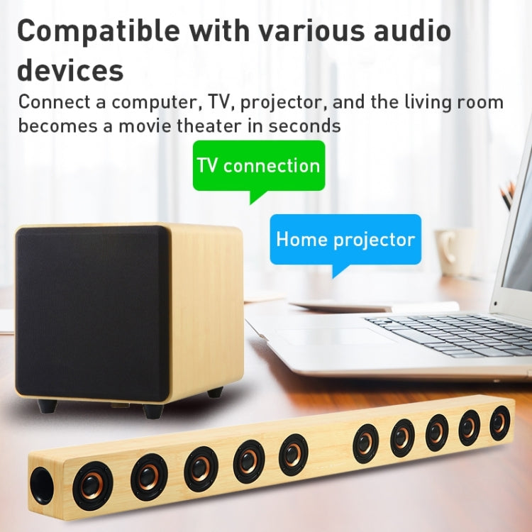 D90 Home Theater Audio Echo Wall Soundbar Subwoofer Bluetooth Audio