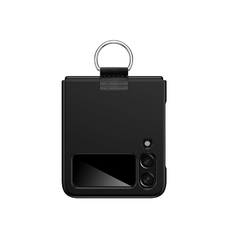 For Samsung Galaxy Z Flip4 PC Shockproof Folding Protective Case with Ring Buckle