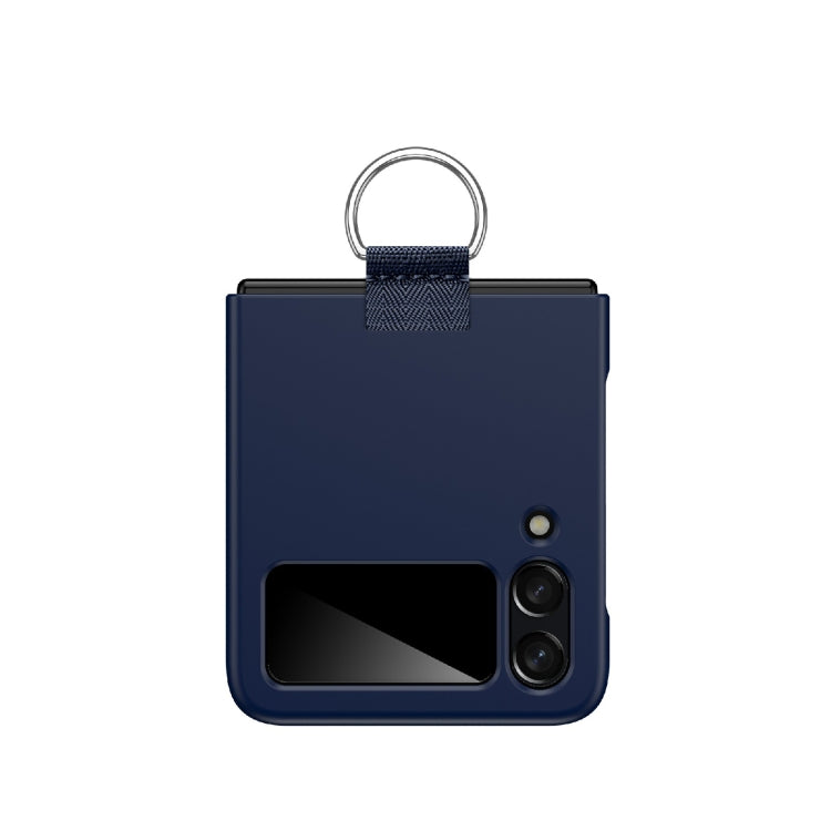 For Samsung Galaxy Z Flip4 PC Shockproof Folding Protective Case with Ring Buckle