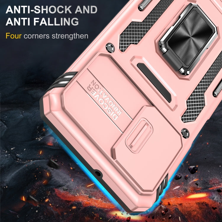 For Samsung Galaxy A32 5G Armor PC + TPU Camera Shield Phone Case