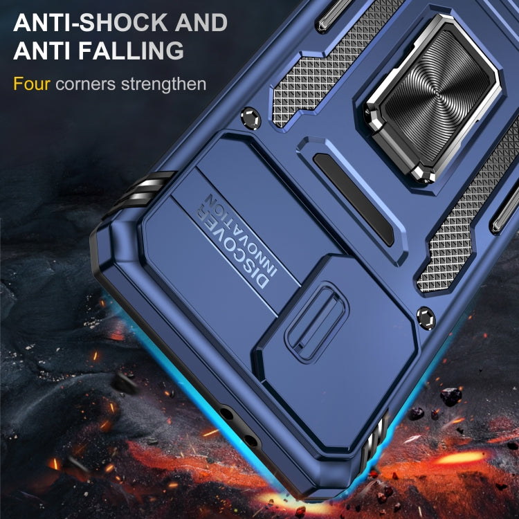 For Samsung Galaxy S21 5G Armor PC + TPU Camera Shield Phone Case