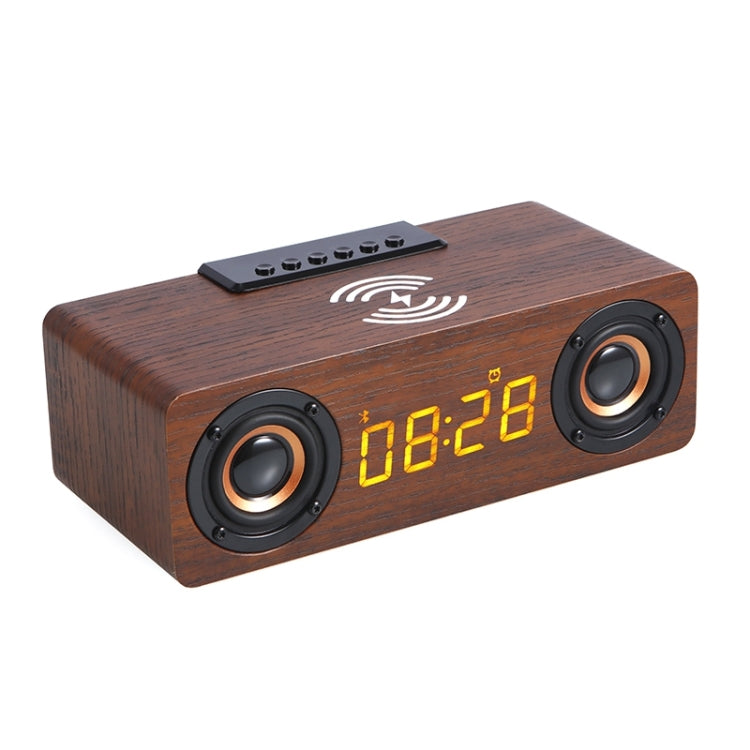 K1 Multifunctional Desktop Wooden Bluetooth Speaker Wireless Loudspeaker