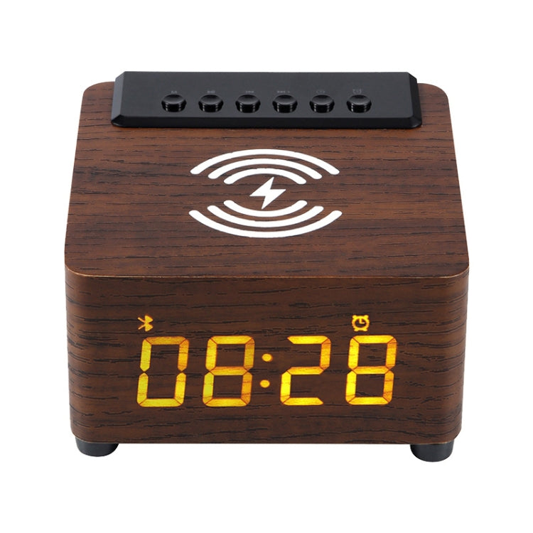 K2 Multifunctional Desktop Wooden Bluetooth Speaker Wireless Loudspeaker
