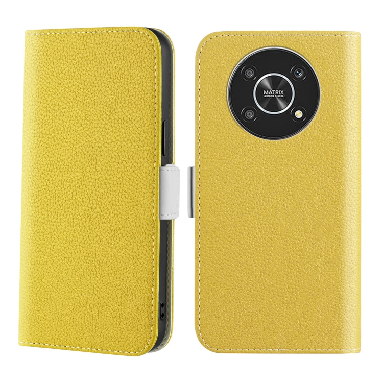 For Honor Magic4 Lite Candy Color Litchi Texture Leather Phone Case