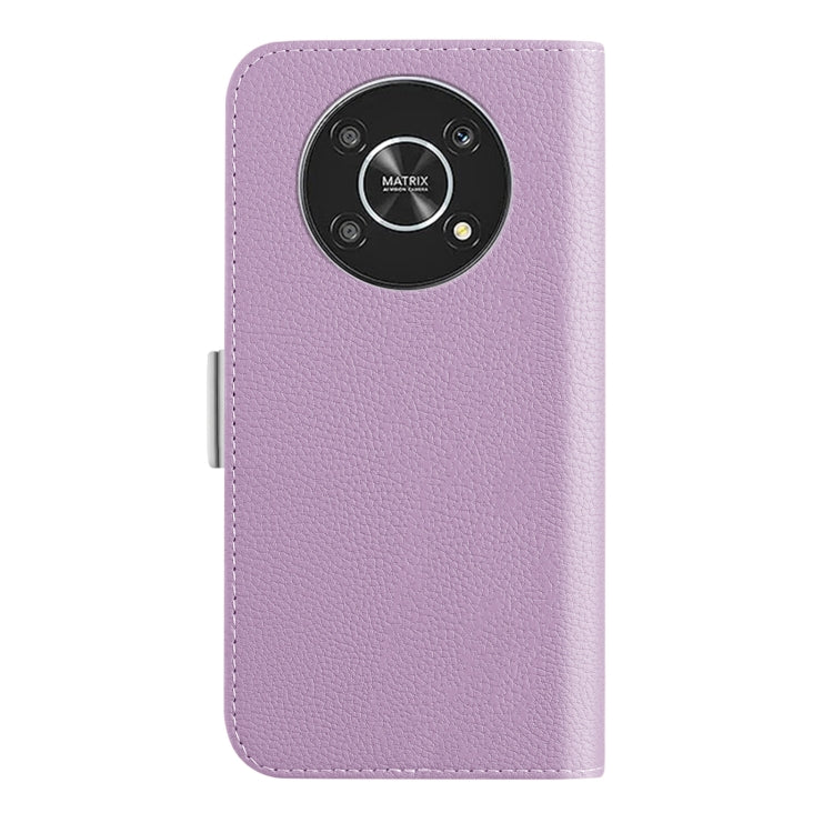 For Honor Magic4 Lite Candy Color Litchi Texture Leather Phone Case