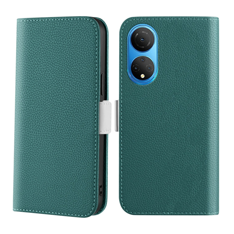 For Honor X7 Candy Color Litchi Texture Leather Phone Case
