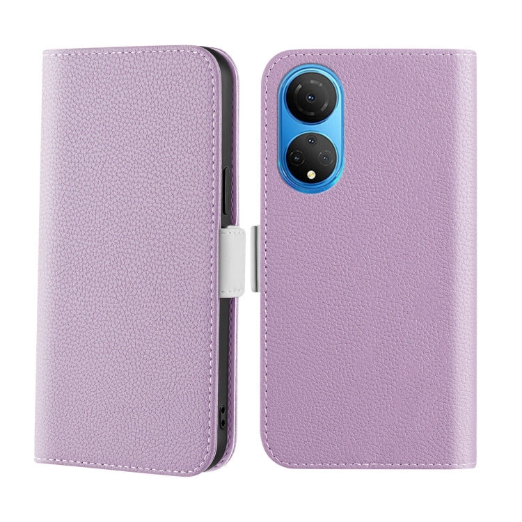 For Honor X7 Candy Color Litchi Texture Leather Phone Case