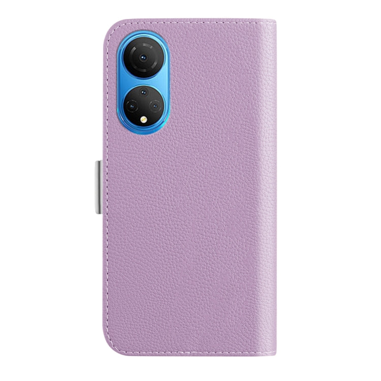 For Honor X7 Candy Color Litchi Texture Leather Phone Case