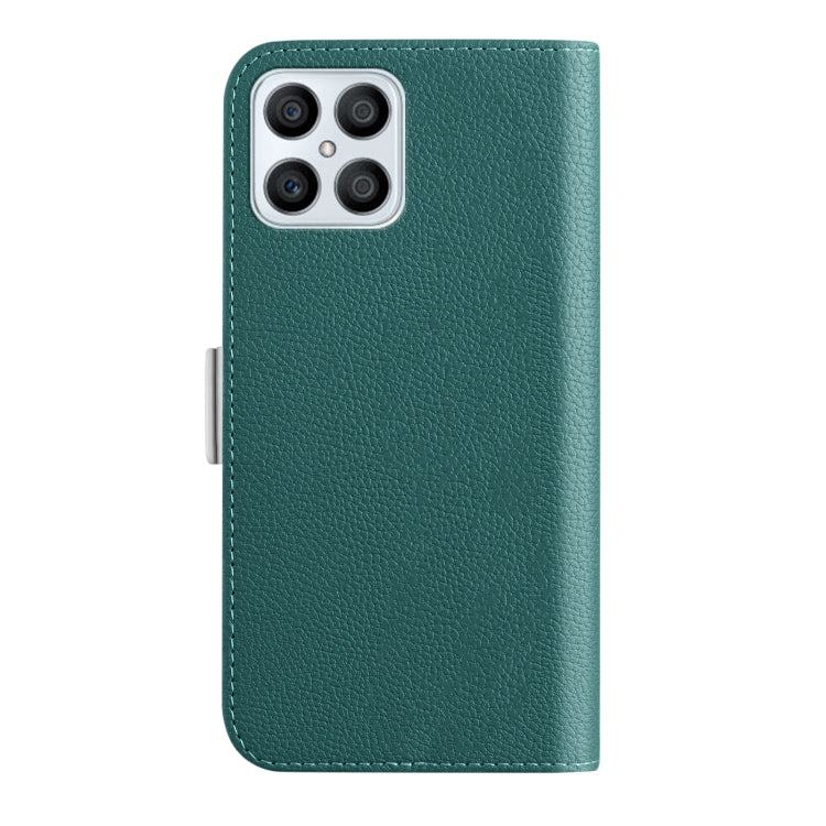For Honor X8 Candy Color Litchi Texture Leather Phone Case