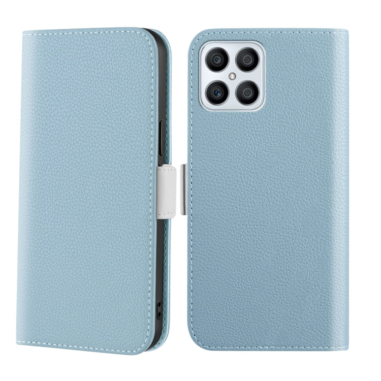 For Honor X8 Candy Color Litchi Texture Leather Phone Case