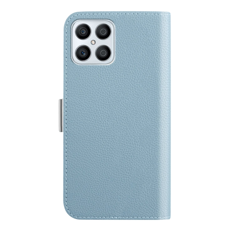 For Honor X8 Candy Color Litchi Texture Leather Phone Case