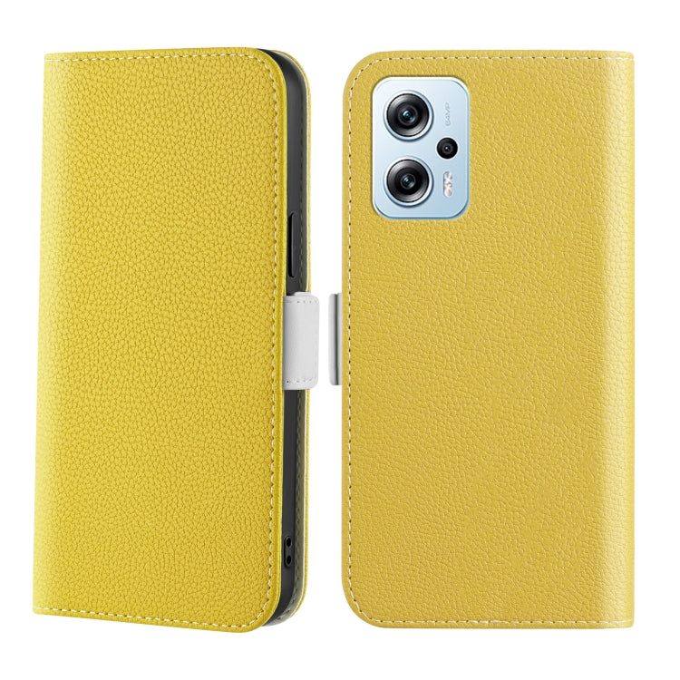 For Xiaomi Poco X4 GT 5G Candy Color Litchi Texture Leather Phone Case