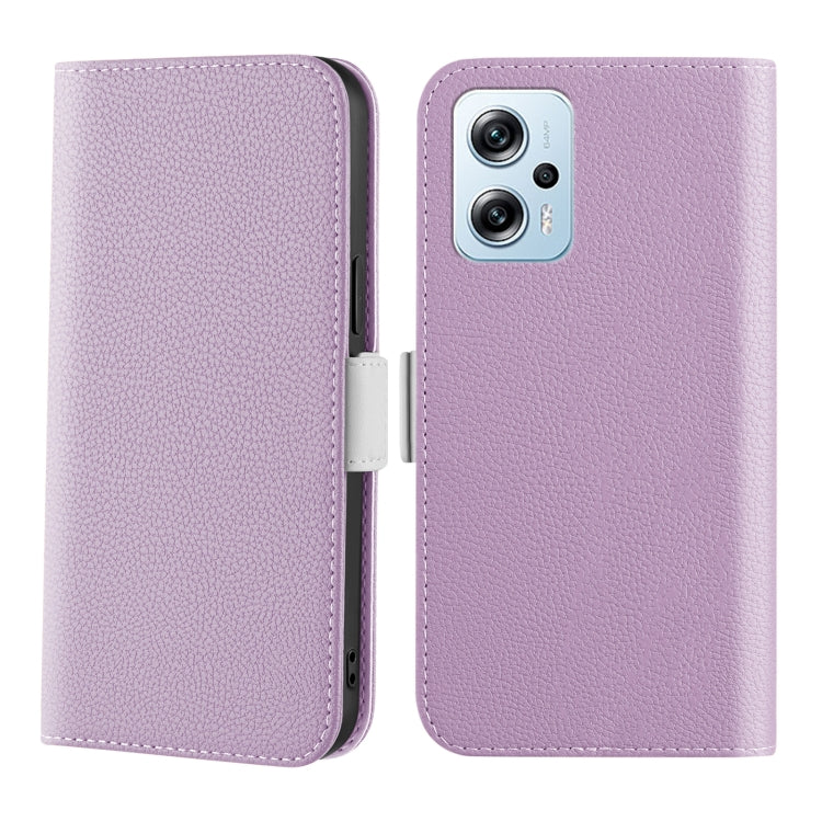 For Xiaomi Poco X4 GT 5G Candy Color Litchi Texture Leather Phone Case