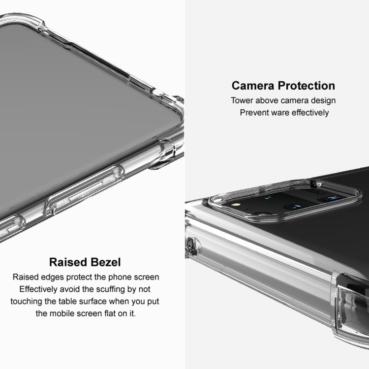 For Huawei nova 6 SE / P40 Lite IMAK All-inclusive Shockproof Airbag TPU Protective Case, with Screen Protector(Matte Black)