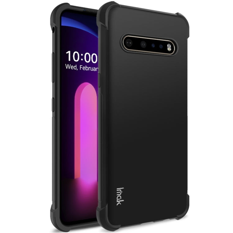For LG V60 ThinQ 5G IMAK All-inclusive Shockproof Airbag TPU Protective Case, with Screen Protector