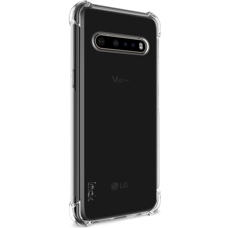 For LG V60 ThinQ 5G IMAK All-inclusive Shockproof Airbag TPU Protective Case, with Screen Protector