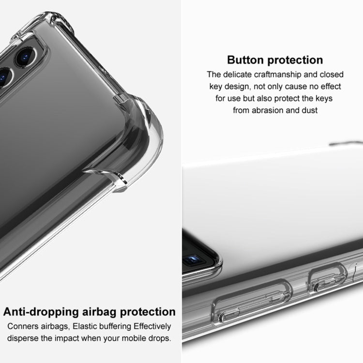 For LG V60 ThinQ 5G IMAK All-inclusive Shockproof Airbag TPU Protective Case, with Screen Protector