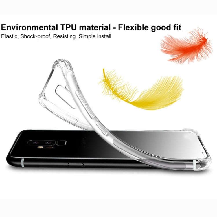 For OnePlus 8 IMAK All-inclusive Shockproof Airbag TPU Protective Case, with Screen Protector(Metallic Black)