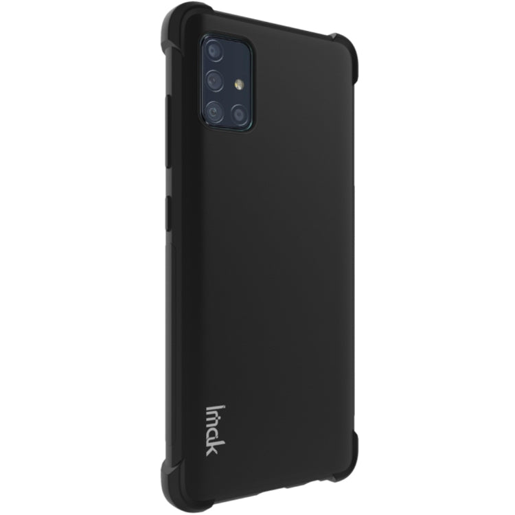 For Galaxy A71 4G International Version IMAK All-inclusive Shockproof Airbag TPU Protective Case, with Screen Protector