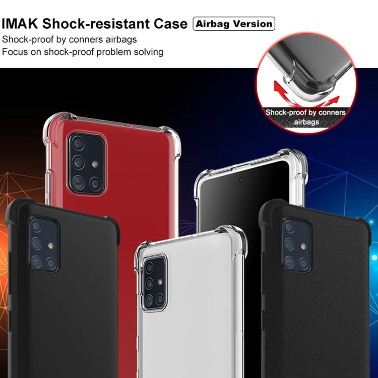 For Galaxy A71 4G International Version IMAK All-inclusive Shockproof Airbag TPU Protective Case, with Screen Protector