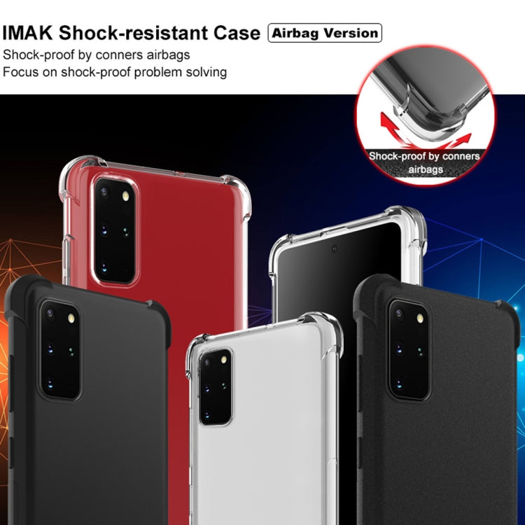 For Galaxy S20+ 5G IMAK All-inclusive Shockproof Airbag TPU Protective Case, with Screen Protector