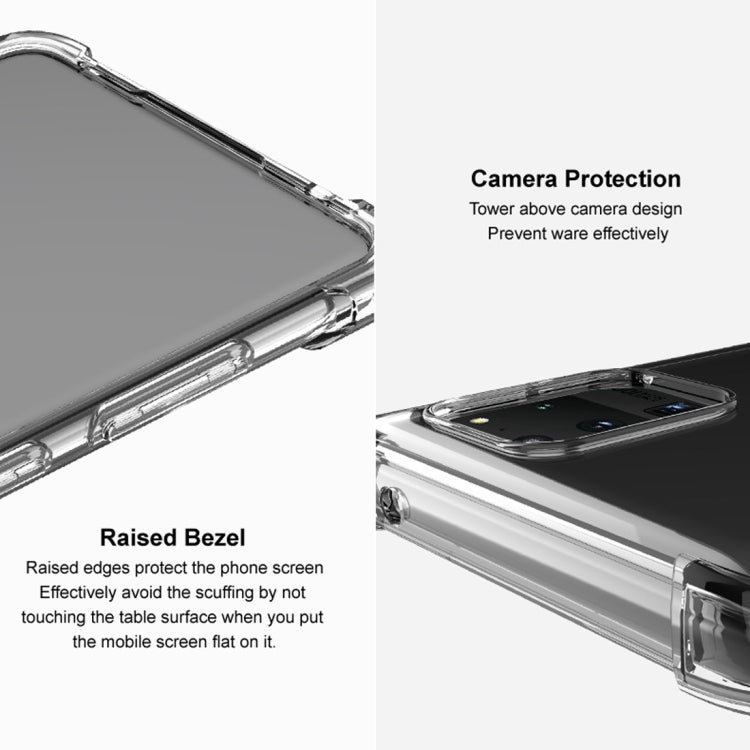 For Galaxy S20+ 5G IMAK All-inclusive Shockproof Airbag TPU Protective Case, with Screen Protector