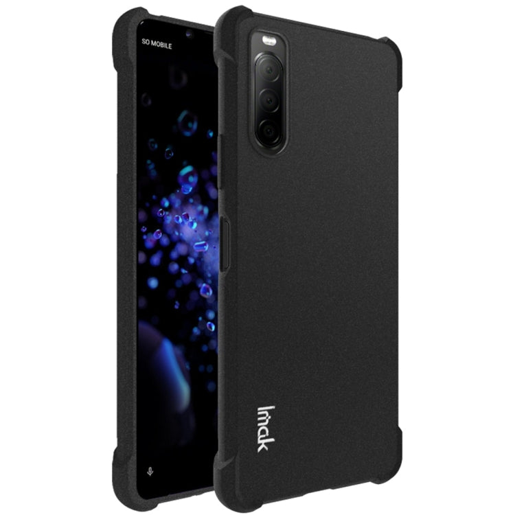 For Sony Xperia 10 II IMAK All-inclusive Shockproof Airbag TPU Protective Case, with Screen Protector