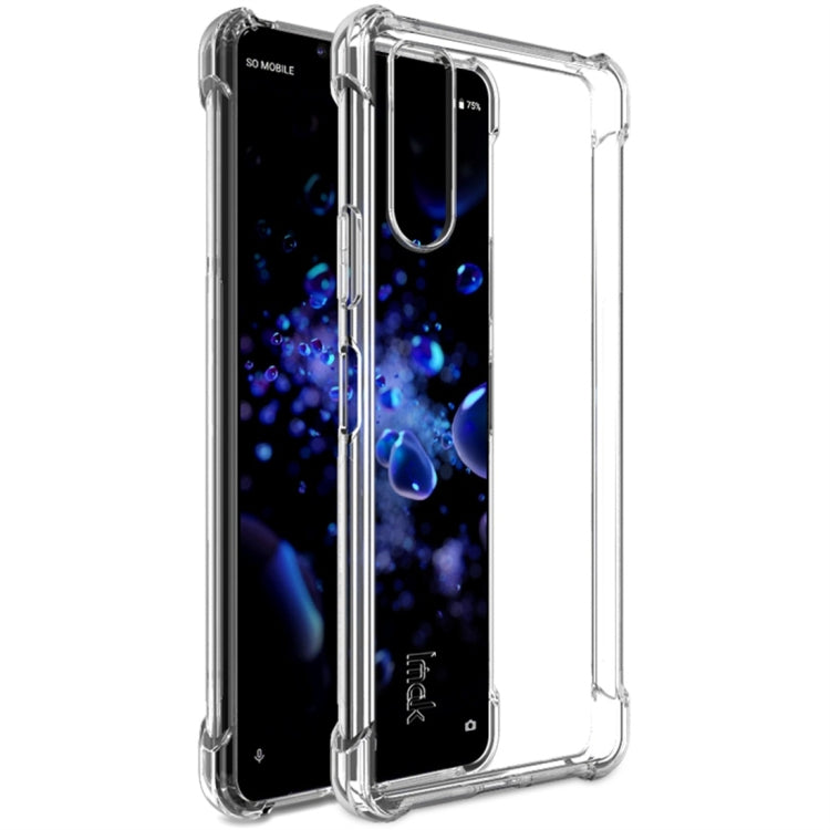 For Sony Xperia 10 II IMAK All-inclusive Shockproof Airbag TPU Protective Case, with Screen Protector