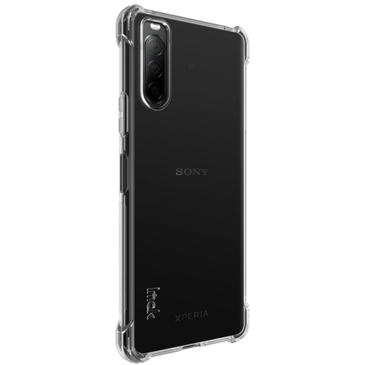 For Sony Xperia 10 II IMAK All-inclusive Shockproof Airbag TPU Protective Case, with Screen Protector