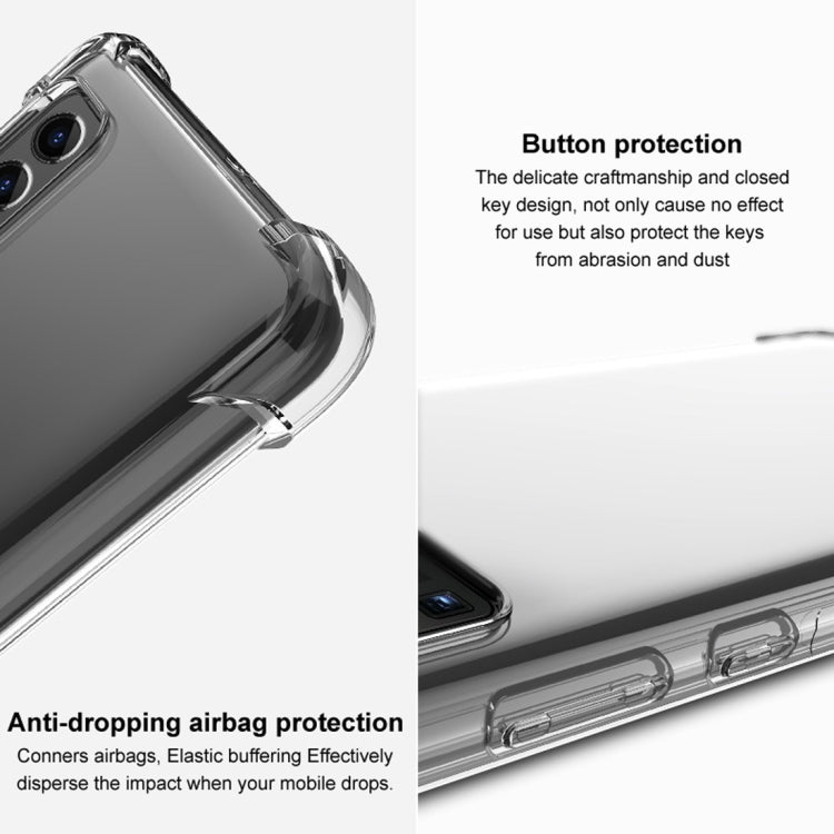 For Sony Xperia 10 II IMAK All-inclusive Shockproof Airbag TPU Protective Case, with Screen Protector