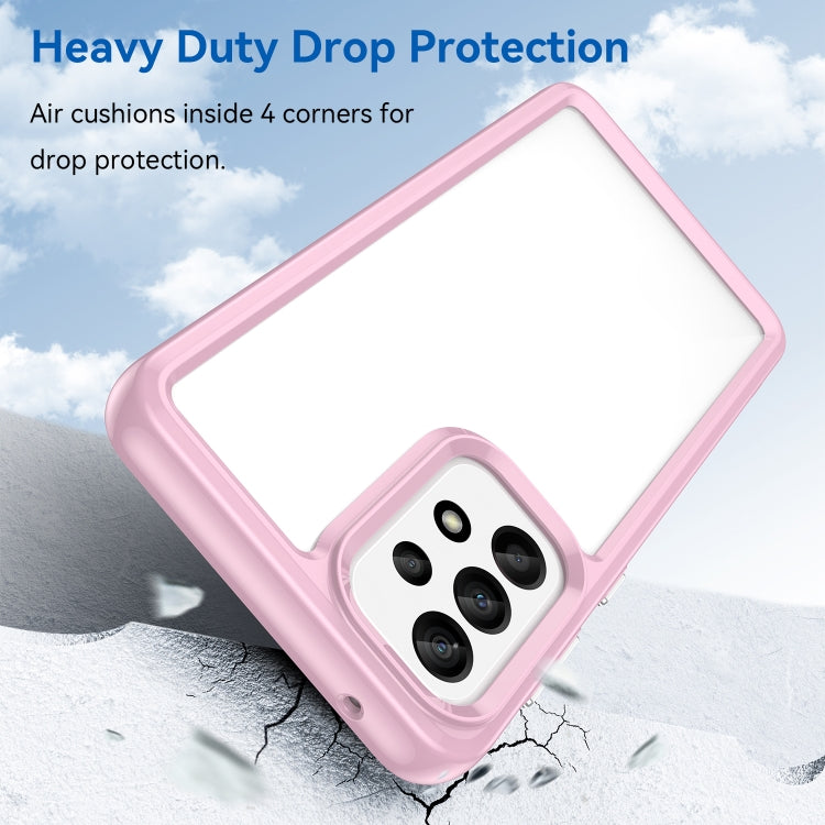 For Samsung Galaxy A33 5G Colorful Series Acrylic + TPU Phone Case