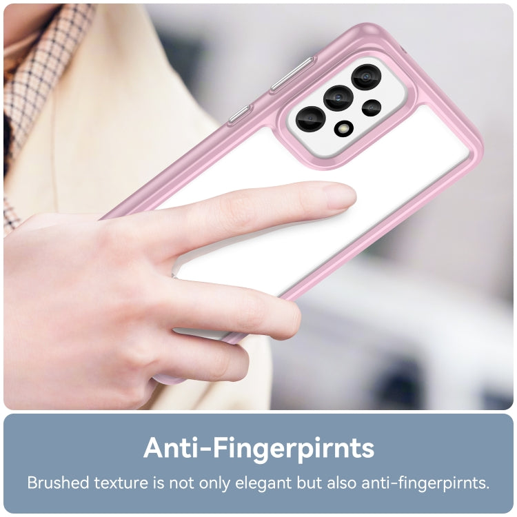 For Samsung Galaxy A33 5G Colorful Series Acrylic + TPU Phone Case