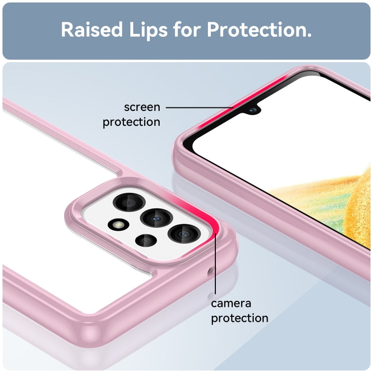 For Samsung Galaxy A33 5G Colorful Series Acrylic + TPU Phone Case