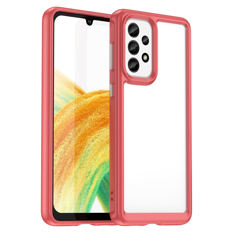 For Samsung Galaxy A33 5G Colorful Series Acrylic + TPU Phone Case