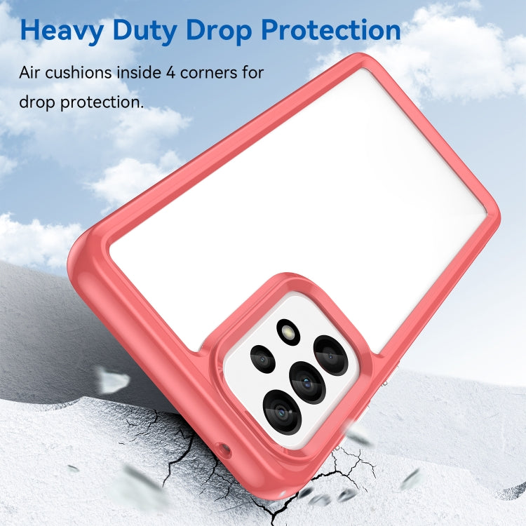 For Samsung Galaxy A33 5G Colorful Series Acrylic + TPU Phone Case